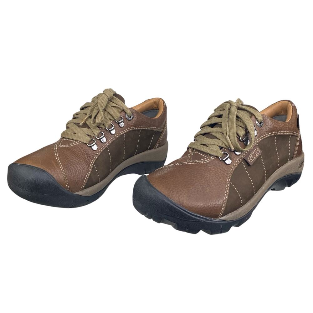Keen Women’s Presidio Brown Leather Trail Hiking Loafer Size US 6.5 - Picture 6 of 11